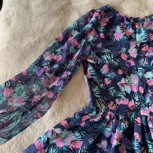 Adorable Floral Romper XS EUC